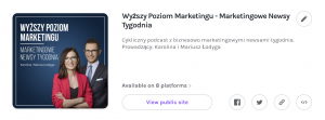 Marketingowe trendy podcasting Mariusz Łodyga