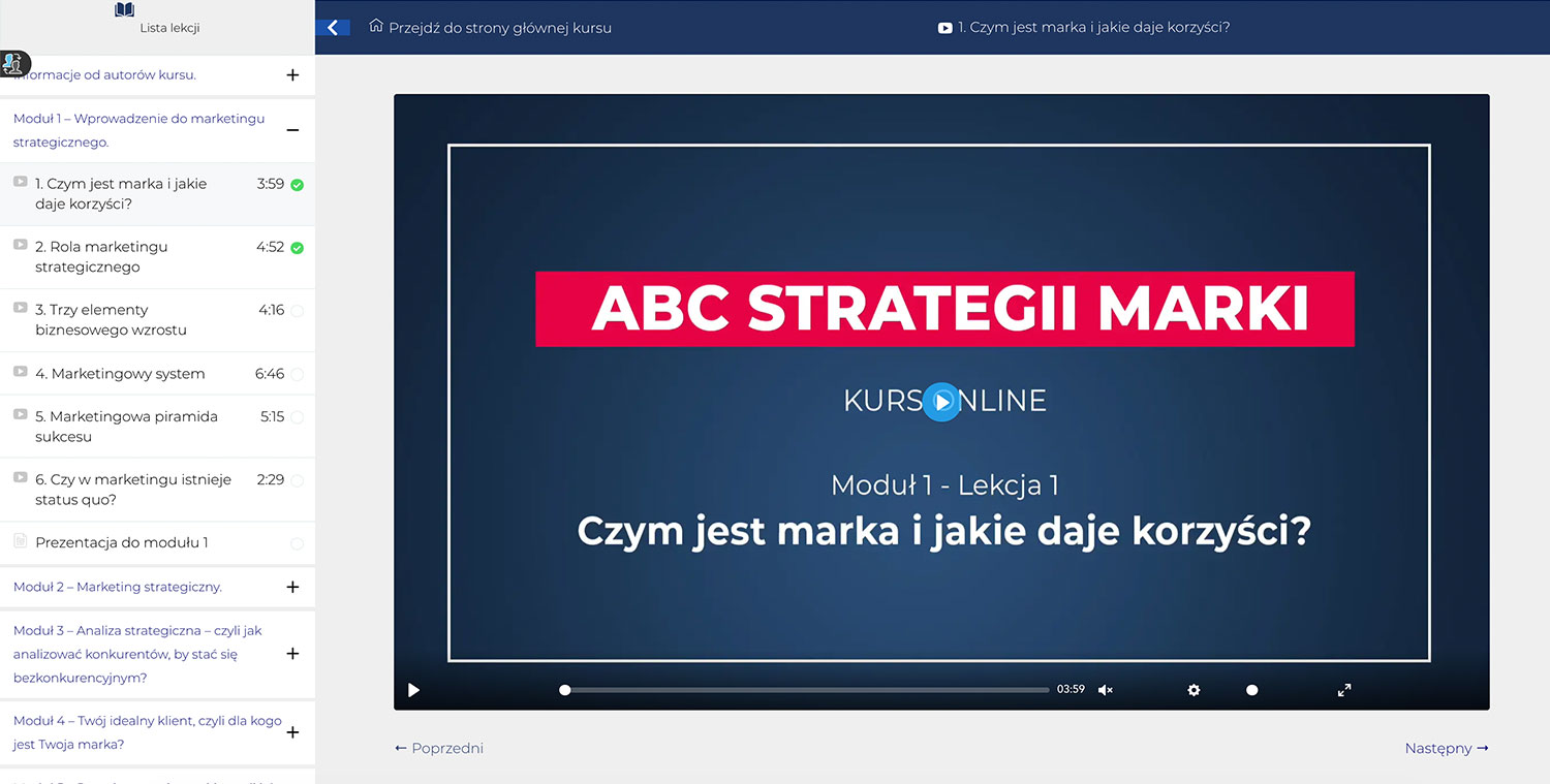 kurs abc 3 - ABC Strategii Marki - kurs online