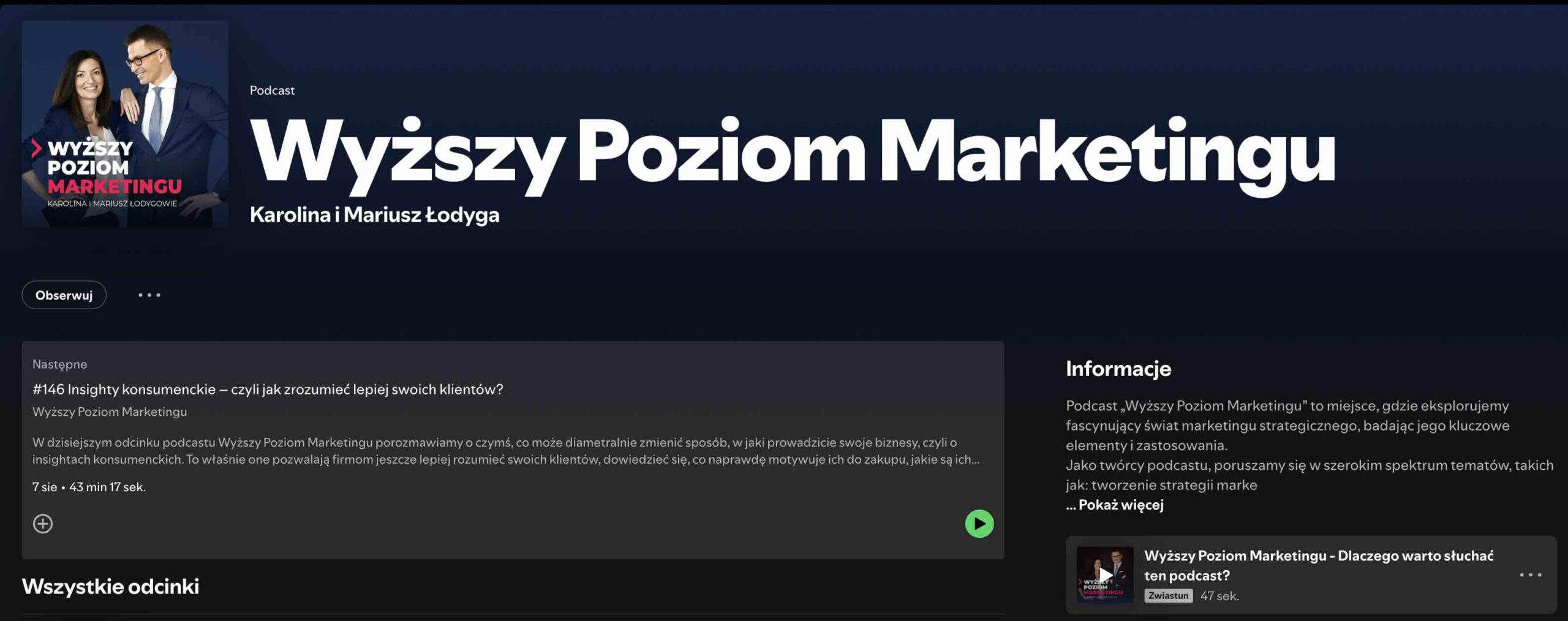 Trendy w marketingu w 2025 – ważne trendy w marketingu, które można wykorzystać w biznesie 21 spotify mariusz łodyga podcast