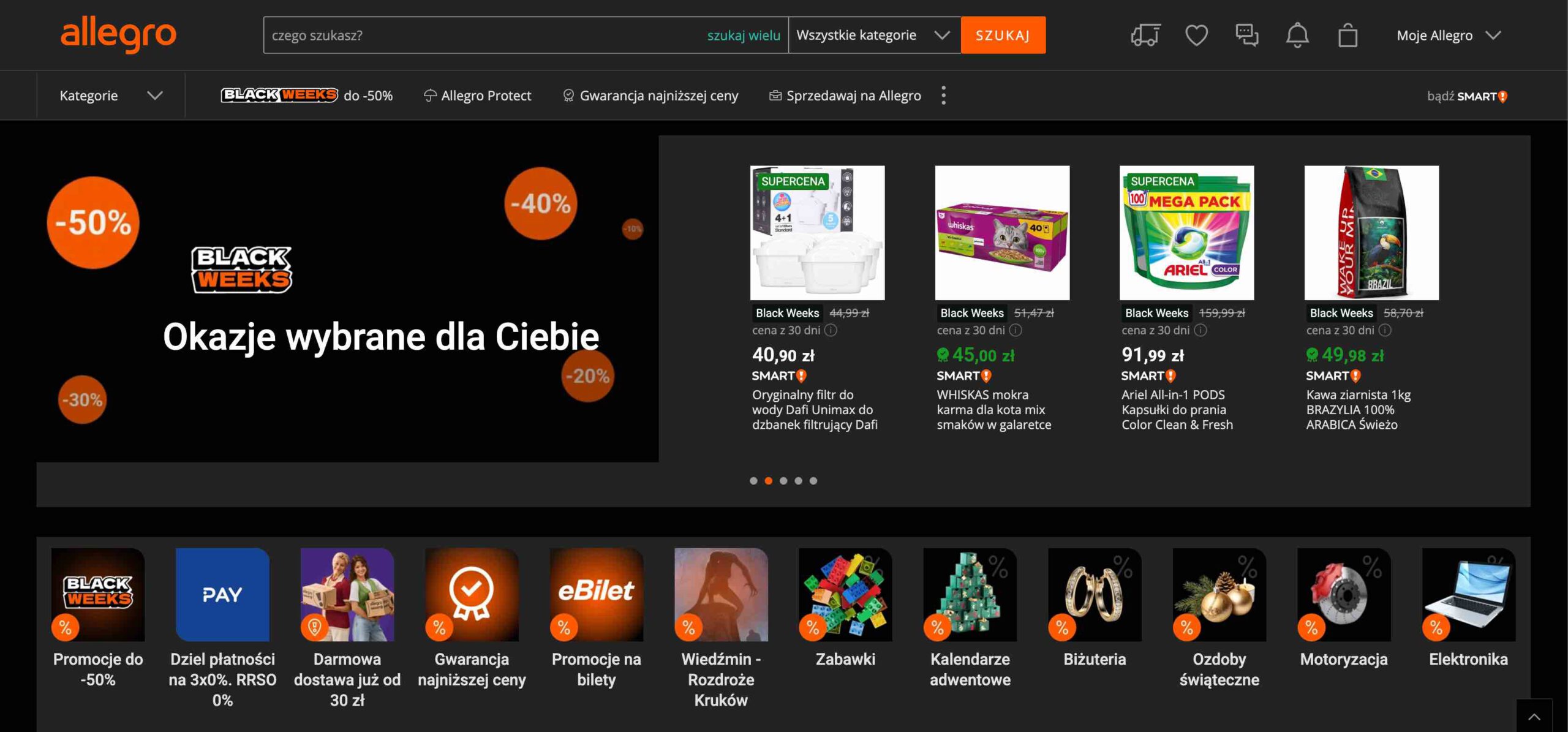 Tożsamość marki – klucz do budowy zaufania i lojalności klientów 9 allegro – przyklad – tożsamość marki