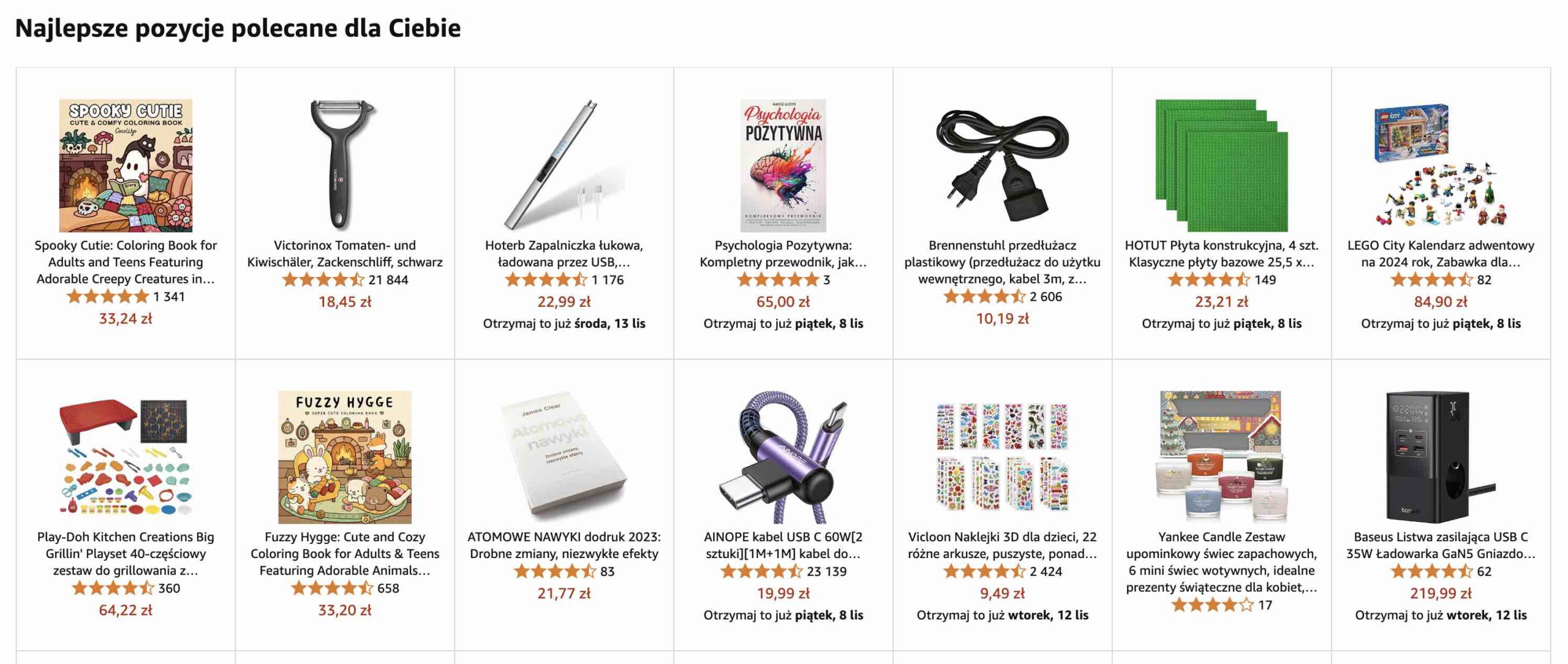 amazon przykład – ślepota banerowa