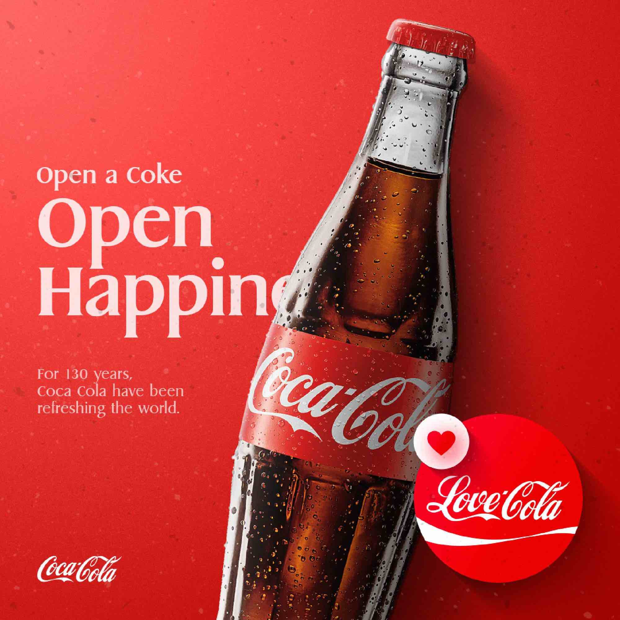Tożsamość marki – klucz do budowy zaufania i lojalności klientów 7 coca-cola - open happiness – tożsamość marki