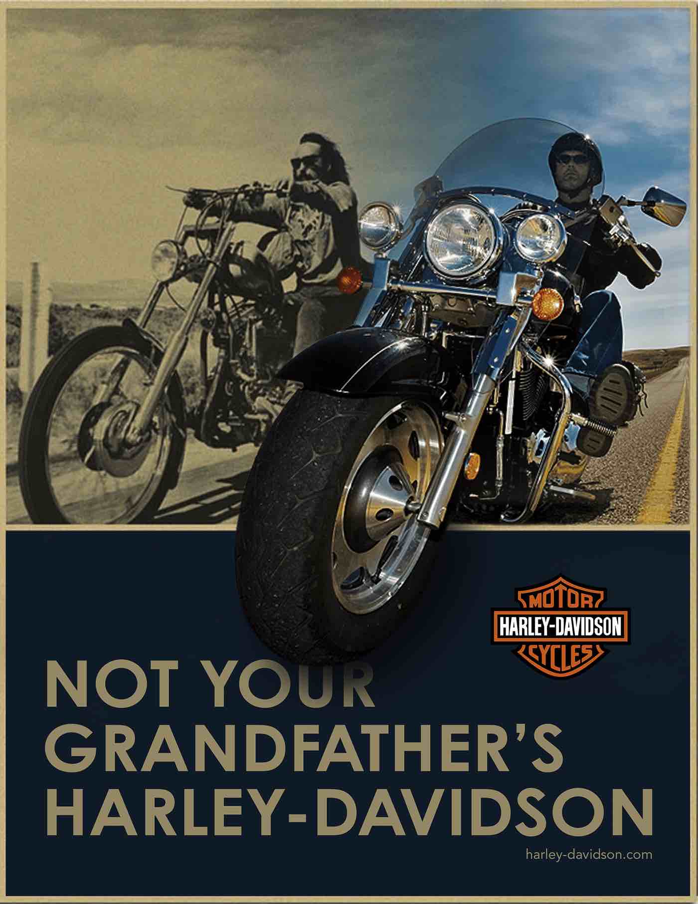 Archetypy marki – czym są i jak je określić? 18 reklama marki harley-davidson 2 – archetypy marki