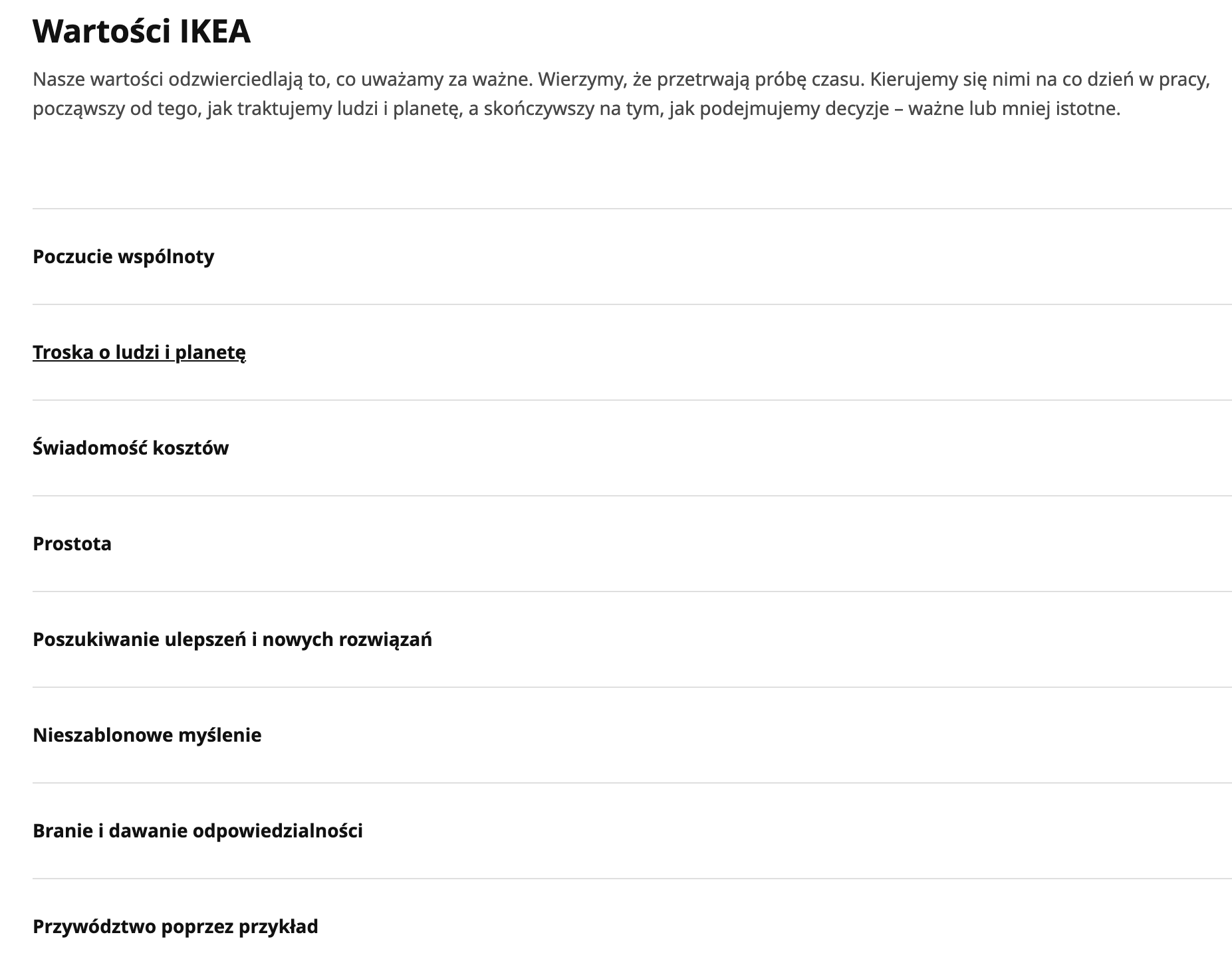 Wartości marki (brand values) – czym są i jak je zdefiniować? 4 ikea – wartości marki