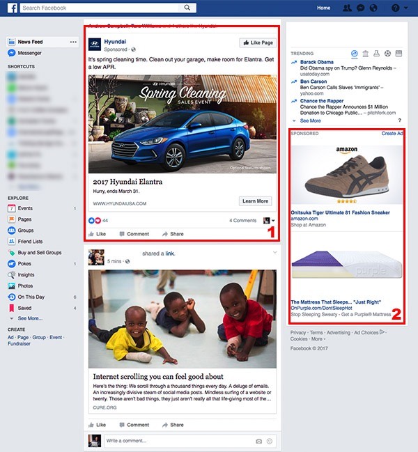 reklamy na facebooku – ślepota banerowa